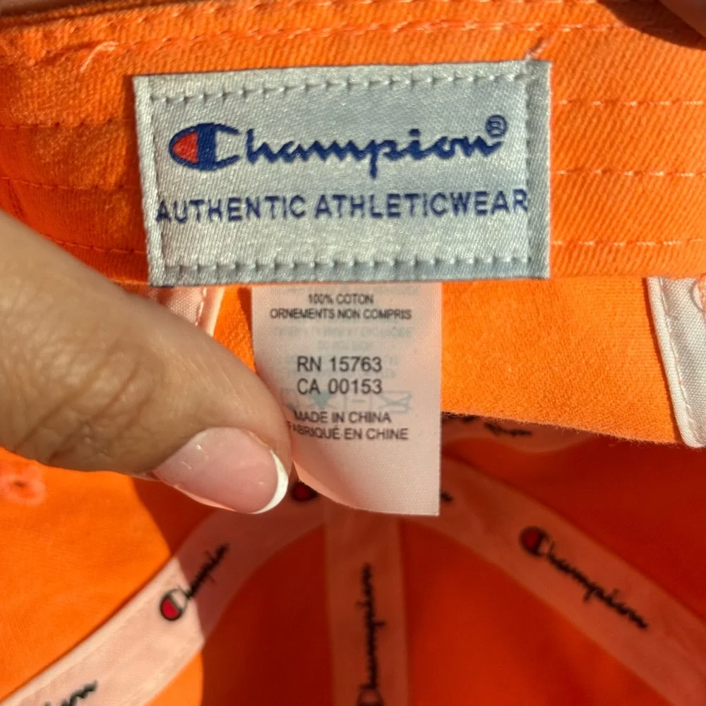 Champion Vibrant Orange Athletic Cap